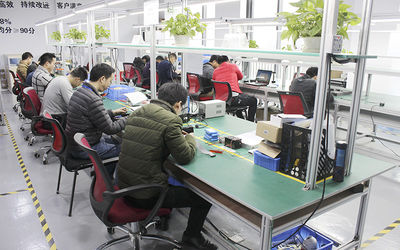 LinkAV Technology Co., Ltd lini produksi pabrik