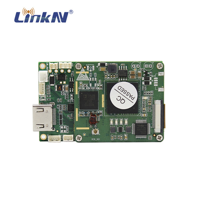 Pemancar Video RF Modul OEM COFDM QPSK HDMI &amp; CVBS Keterlambatan Rendah AES256 Ukuran Mini Ringan