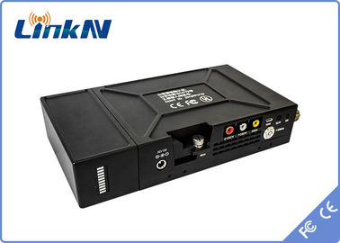 Pemancar Video FHD Militer Modulasi HDMI CVBS COFDM Keamanan Tinggi Enkripsi AES256 Penundaan Rendah