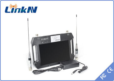 Penerima Video Nirkabel Portabel FHD CVBS COFDM QPSK H.264 dengan Layar dan Baterai 10,1&quot;