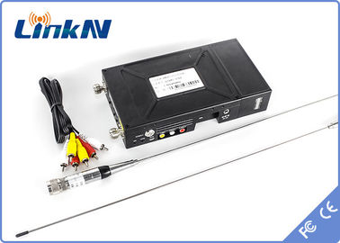 Manpack Militer COFDM Sistem Video Digital Nirkabel FHD HDMI &amp; CVBS H.264 AES256 Enkripsi
