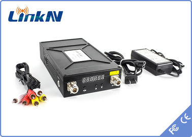 Pemancar Video Taktis Militer COFDM HDMI &amp; CVBS AES256 Enkripsi Interkom Dua Arah Keterlambatan Rendah