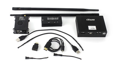 5-20km UAV Data Link COFDM HDMI CVBS AES256 Ukuran Mini Latensi Rendah