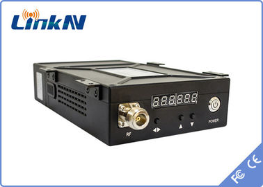 Pemancar Video Manpack Jarak Jauh COFDM HDMI &amp; CVBS Keamanan Tinggi Enkripsi AES256 Bertenaga Baterai
