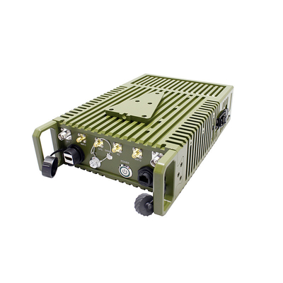 Manpack militer MANET Radio 20W AES256 FHSS Frekuensi melompat AES256