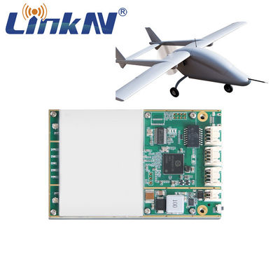 AES256 20km UAV Data Link Modul Daya Output 36dBm 4W MIMO 2*2