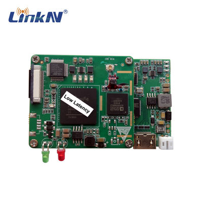 Pemancar Video COFDM Modul OEM Input HDMI &amp; CVBS Enkripsi AES256 Latensi Rendah