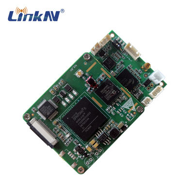 QPSK COFDM Video Transmitter Board Modul OEM 1080p SDI CVBS 200-2700MHz Ringan