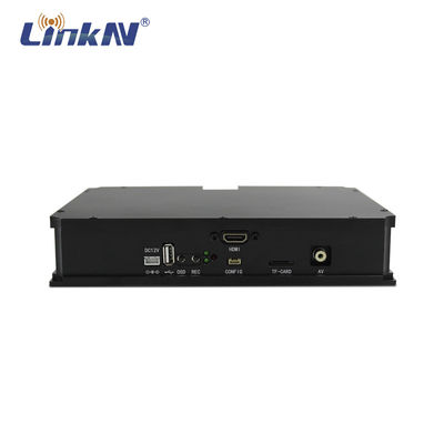 Sistem Video Nirkabel UGV Polisi CVBS NTSC PAL HDMI COFDM QPSK AES256 Enkripsi Penundaan Rendah
