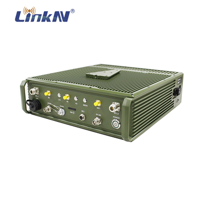 Manpack Militer IP Mesh Radio LTE Base Station 40dBm Power AES Enrytpion IP67