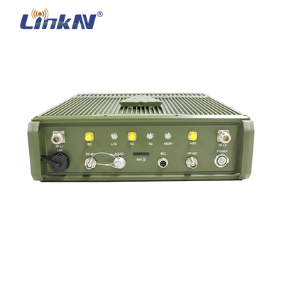 Manpack Militer IP Mesh Radio LTE Base Station 40dBm Power AES Enrytpion IP67
