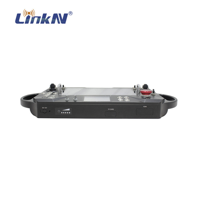 1.5km UGV Controller Stasiun Kontrol Tanah Portabel Layar 10,1 Inci Bertenaga Baterai