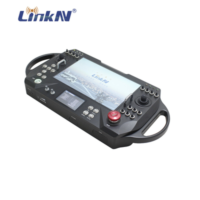 1.5km UGV Controller Stasiun Kontrol Tanah Portabel Layar 10,1 Inci Bertenaga Baterai
