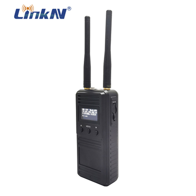 LKAV1519 5.8G 2.4G 5KM PTT Interkom COFDM Radio IP MESH Genggam Portabel