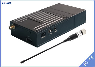 1.5km COFDM Video Transmitter HDMI &amp; CVBS Untuk Polisi Militer AES256 Low Latency