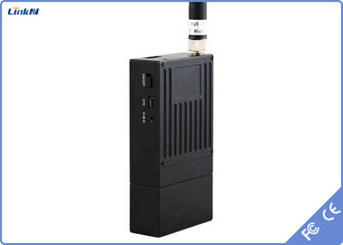 1.5km COFDM Video Transmitter HDMI &amp; CVBS Untuk Polisi Militer AES256 Low Latency