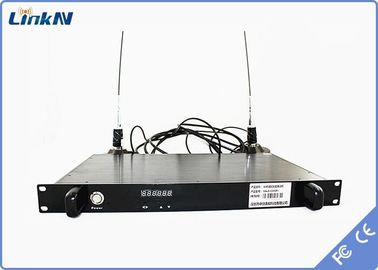 Penerima Video COFDM HDMI SDI CVBS Vehicle-Mounted 1-RU Low Delay Dual Antenna Diversity Reception