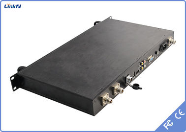 Rugged 1U Rack Mount Penerima Video COFDM HDMI SDI CVBS DC-12V 2-8MHz Bandwidth Low Latency