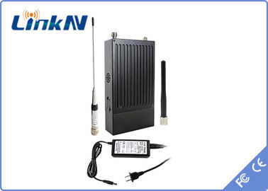 LKAV1605 COFDM Video Transmitter QPSK HDMI &amp; CVBS H.264 Low Delay AES256 Enkripsi Dengan Baterai