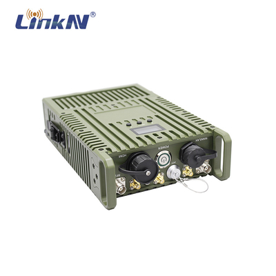 LKAV3516 Polisi Taktis Video Data MANET 4W MIMO dengan Indikator LCD IP MESH Radio