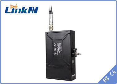 LKAVE1508 Manpack Video Transmitter COFDM HDMI &amp; CVBS Keamanan Tinggi AES256 Enkripsi Baterai Low Latency Powered