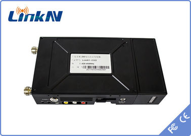 2km Pemancar Video FHD Militer Keamanan Tinggi Enkripsi AES256 Modulasi COFDM Penundaan Rendah