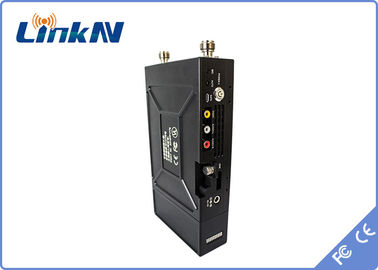 Pemancar Video COFDM Taktis Militer 2W Output Daya Enkripsi AES256 2-8MHz Bandwidth RF