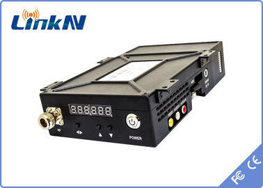 LKAVE1508 Manpack Video Transmitter COFDM HDMI &amp; CVBS Keamanan Tinggi AES256 Enkripsi Baterai Low Latency Powered