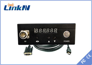 Pemancar Video Taktis 1080p COFDM H.264 Encoding HDMI &amp; CVBS Enkripsi AES256 Keamanan Tinggi