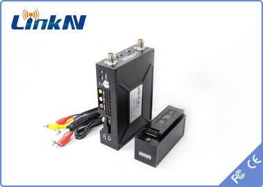 LKAV1506 Tentara Taktis Manpack COFDM Transmitter HDMI &amp; CVBS Dua arah Intercom AES256 Enkripsi 2W Daya Keluar