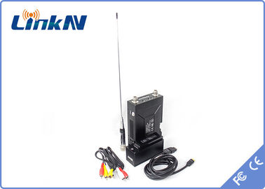 LKAV1508 Polisi Militer Taktis Manpack COFDM Video Transmitter Intercom dua arah