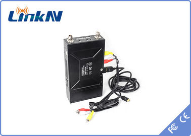 LKAV1605 COFDM Video Transmitter QPSK HDMI &amp; CVBS H.264 Low Delay AES256 Enkripsi Dengan Baterai