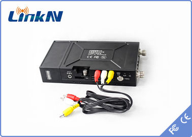 Pemancar Video Taktis Keamanan Tinggi Enkripsi AES256 Modulasi COFDM H.264 Encoding Keterlambatan Rendah