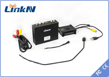 Pemancar Video Audio Nirkabel Mini 10km COFDM Latensi Rendah Enkripsi H.264 AES256
