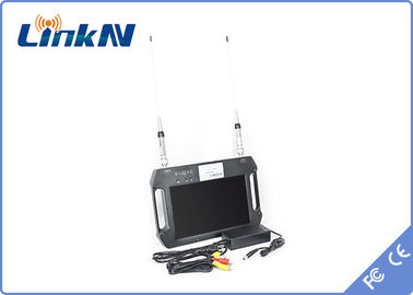 COFDM Receiver FHD dengan Baterai &amp; Tampilan Warna Sensitivitas Tinggi Dual Antenna AES256 DC 12V