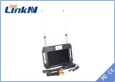 Penerima Video COFDM Portabel Penerimaan Keanekaragaman Antena Ganda Sensitivitas Tinggi dengan Layar dan Baterai