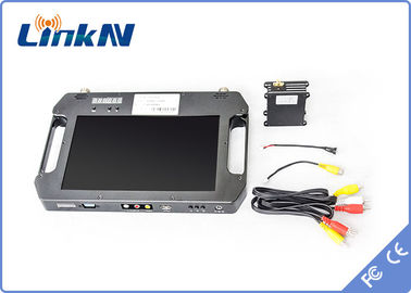 COFDM Receiver FHD dengan Baterai &amp; Tampilan Warna Sensitivitas Tinggi Dual Antenna AES256 DC 12V