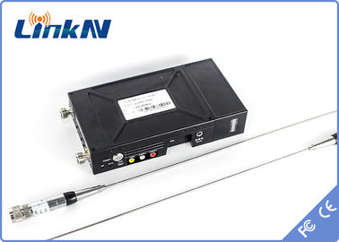 Pemancar Video Taktis Militer COFDM HDMI &amp; CVBS AES256 Enkripsi Interkom Dua Arah Keterlambatan Rendah