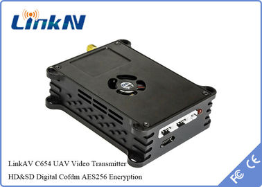 LKAV1614 Drone Data Link Pemancar Video UAV HD/CVBS AES256