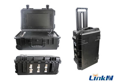 4-Channel IP65  COFDM Video Receiver dengan Baterai &amp; Tampilan Enkripsi AES256