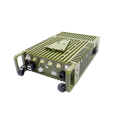 Manpack militer MANET Radio 43dBm AES256 FHSS Frekuensi melompat AES256
