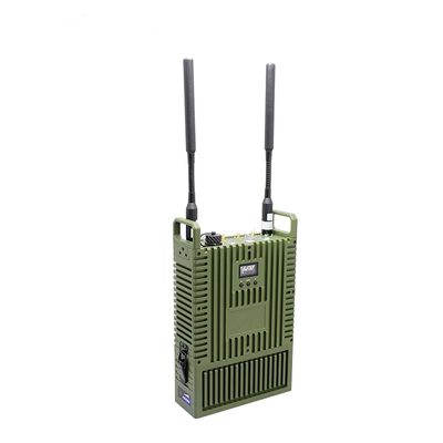 MESH Tactial Manpack Radio GPS BD Mimo Manet Frekuensi Radio Hopping Seleksi Frekuensi Cerdas Transmitter