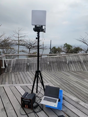 800MHz/1.4GHz/2.4GHz Frekuensi Data Link dengan 360° Rotasi Horizontal 30KM Range