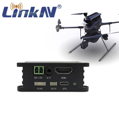 30dBm Output Level COFDM Video Receiver dengan Guard Interval 1/16 1/32 1/4 1/8 AV HDMI