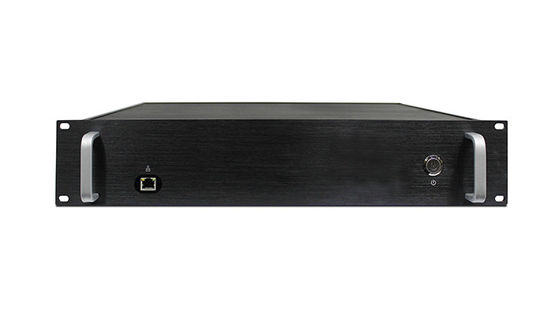43dBm Daya Tinggi 2U Rack-mount COFDM Video Transmitter HDMI / SDI CVBS Input 300-2700MHz