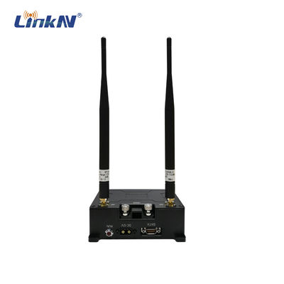 Polisi Militer UAV Data Link 10km IP MESH radio Multi-Hops Bandwidth Tinggi AES DC12V-24V