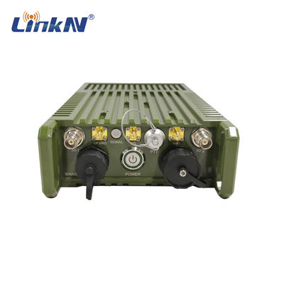 LKAV3516 Polisi Taktis Video Data MANET 4W MIMO dengan Indikator LCD IP MESH Radio