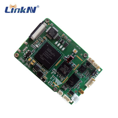 QPSK COFDM Video Transmitter OEM Board Module Ukuran Mini Ringan FHD SDI CVBS 200-2700MHz AES256