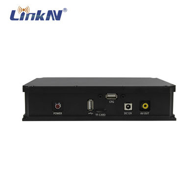 Pemancar Video NTSC PAL Analog Nirkabel Enkripsi COFDM QPSK AES Penundaan Rendah 300-2700MHz