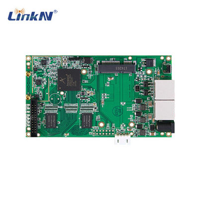 Modul Radio IP MESH Taktis Militer Polisi 5GHz 1W Power AES Encryption 7V-48V DC